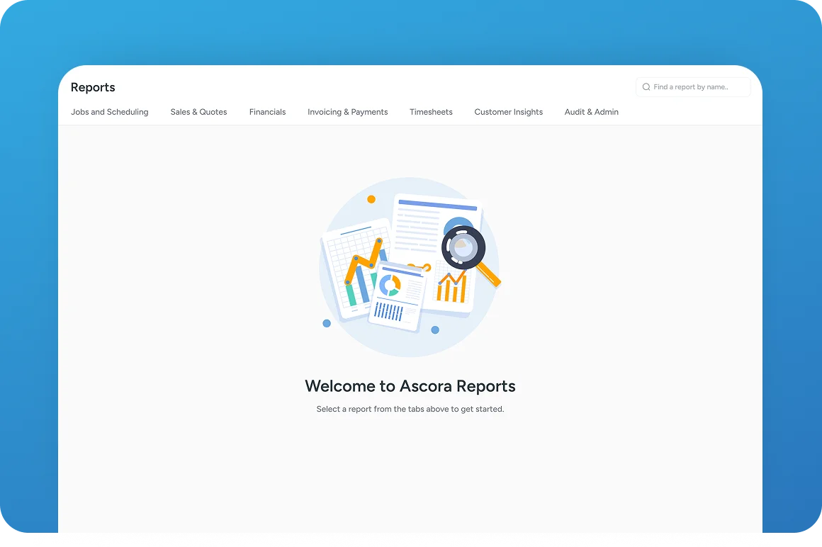 Built-in reporting suite