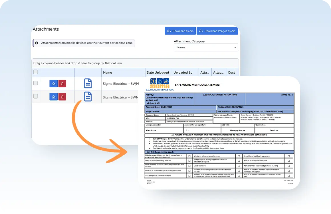 Auto-sync to jobs