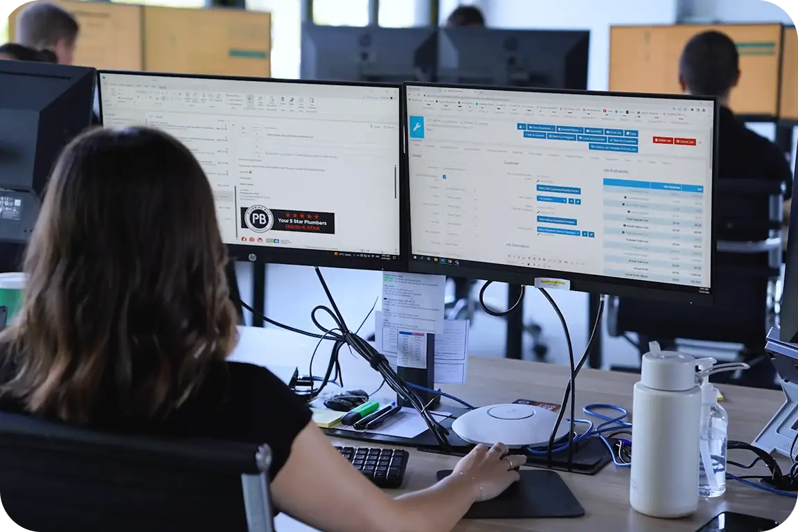 Custom reporting dashboard